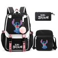 thumbnail image 1 of Anime Cartoon Backpack, Suitable For Boys And Girls, With USB Port, Role Playing School Bag, Three Piece Set-siniker, 1 of 4