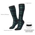 thumbnail image 5 of Women's Knee High Socks Scottish Tartan Plaid Outdoor Casual Tube Socks, 5 of 7