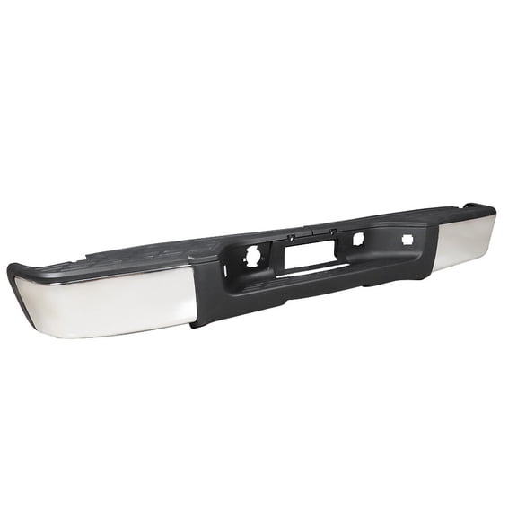 Chrome Rear Bumper Assembly Fit For Chevy Silverado & GMC Sierra 1500 2007-2013