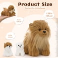 thumbnail image 7 of MorisMos 13.8'' Stuffed Dog Plush Mommy Dog with 3 Puppy Toy, 7 of 7