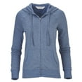 thumbnail image 2 of Boxercraft BW5201 Women's Dream Fleece Full-Zip Hoodie-Indigo Heather-L, 2 of 3