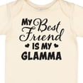 thumbnail image 4 of Inktastic My Best Friend is My Glamma with Hearts Boys or Girls Baby Bodysuit, 4 of 5