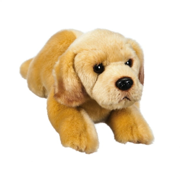 stuffed yellow dog