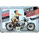 thumbnail image 1 of Letrero Hojalata Motocicleta Metal Pintura Hierro Rectangular Pared para Y Bar 30x20cm, 1 of 9