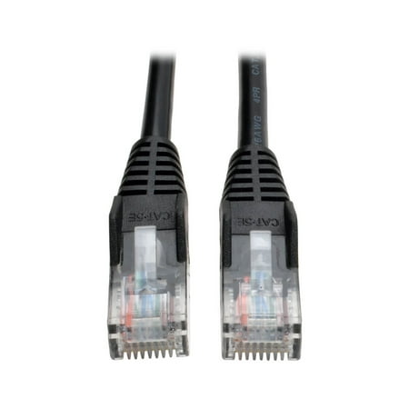 UPC: 0037332042460 | Tripp Lite 7 Ft. Cat5e 350MHz Snagless Molded Patch Cable (RJ45 M/M) Black