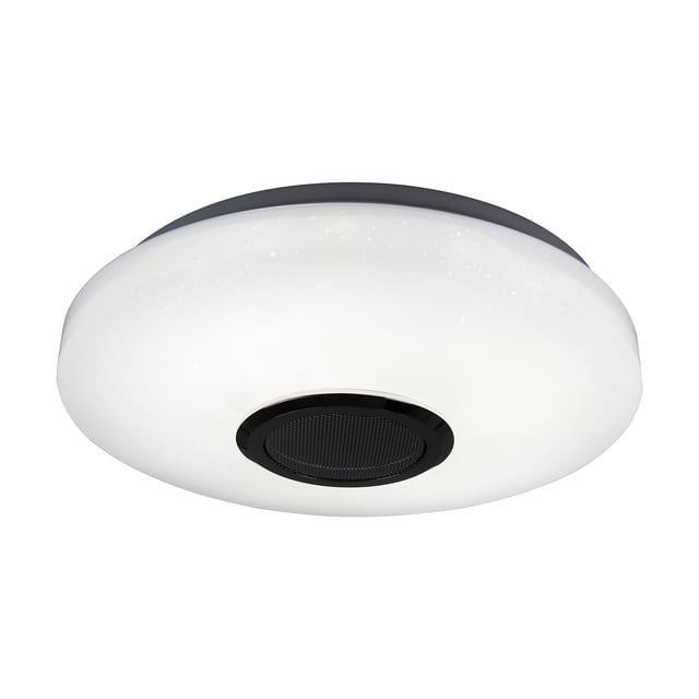 Yeacher Plafonnier Musical à DEL avec Haut-Parleur BT, Contrôle par Application et Télécommande, Plafonniers à DEL RVB, Minuterie, Couleur Réglable pour Chambre d'Enfant et Chambre à Coucher