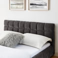 thumbnail image 5 of Hassch Queen Size Modern Chenille Fabric Upholstered Platform Bed Frame with 4 Storage Drawers and Padded Headboard, Dark Gray, 5 of 9