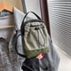 thumbnail image 5 of Bolso cruzado de lona - Bolso pequeño casual para mujer, blanco verde naranja, 25x14x5cm, correa ajustable, Viaje y Desplazamiento, 5 of 6