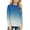 #A01-Blue, variant on Girls Shirts Long Sleeve 7-8 Casual Gradient Crewneck T-Shirts for Kids Girls Winter Basic Girls Tops Cotton Blouses for Girls