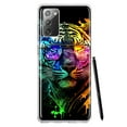 thumbnail image 1 of MUNDAZE Samsung Galaxy Note 20 Neon Rainbow Swag Tiger Shockproof Clear Hybrid Protective Phone Case Cover, 1 of 5