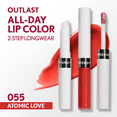 thumbnail image 4 of (2 pack) COVERGIRL Outlast All Day Lip Color with Top Coat, Atomic Love 055, 0.06 oz / 0.07 fl oz, 4 of 14