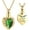 Green, variant on Cremation Jewelry Angel Wing Heart Urn Necklace for Ashes for Women Memorial Human Pet Ashes Pendant