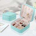 thumbnail image 2 of 12 Pcs Travel Jewelry Case Set,Zippered PU Leather Organizer with Compartments,Portable for Earrings,Rings,Necklaces,Bridesmaid Gifts,Home Storage, 2 of 5