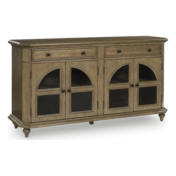 Bowery Hill Modern / Contemporary Wood Brown Finish Accent Cabinet
