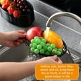 thumbnail image 5 of NOGIS 12 Pack 8.9 x 5.6 x 1.5 Inch Black Plastic Fast Food Baskets, Restaurant Serving Baskets, elliptic Fast Food Serving Baskets for Picnic, Deli Serving, Chicken, Burgers and Fries, 5 of 7