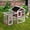 Brown, variant on Pawhut 48" Wooden Chicken Coop Rabbit Hutch Bunny Cage Pet House w/Ladder & Run