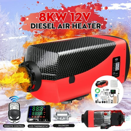 12V 8KW Diesel Air Heater LCD Thermostat Trucks Boat Trailer Caravan (Best Used Diesel Motorhome For The Money)