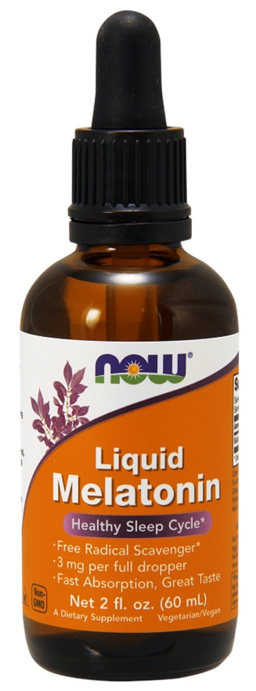 NOW Foods Liquid Melatonin 3 mg - 2 oz