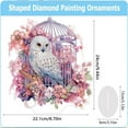 thumbnail image 3 of JASGARDE DIY Tabletop Diamond Art Painting Kit, Special Shaped Rhinestone Desk Placement Ornament, 5D Home Stand Up Gem Painting Craft Kit, Gift, Owl, 3 of 6