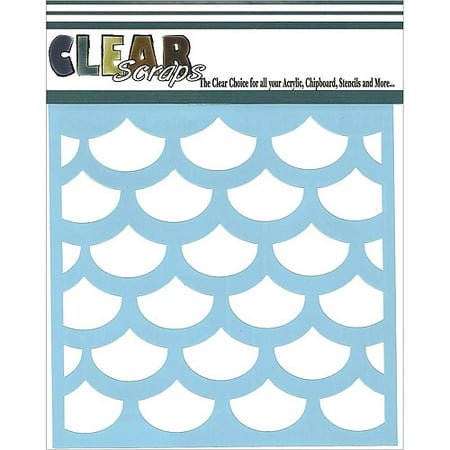 Clear Scraps Stencils, 6