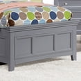 thumbnail image 3 of Furniture of America Senoma Kids Solid Wood Twin Size Platform Bed, Gray, 3 of 4