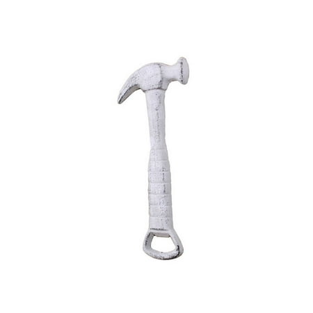 Hammer Bottle Opener - Whitewashed Cast Iron Hammer Bottle Opener 7