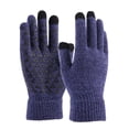 thumbnail image 6 of LAVA Winter Knit Gloves for Men Women Touchscreen Cold Weather Thermal Warm Texting Glove for Running Driving Hiking Blue, 6 of 10