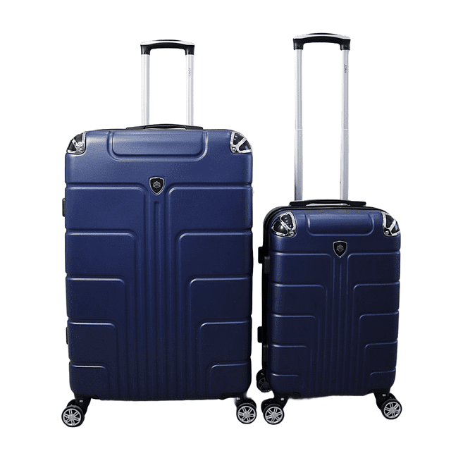 Juego 2 Maletas De Viaje 10 Kg Y 25 Kg Rigidas Ruedas Desmontables Y Candado Numerico