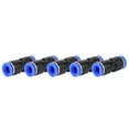 thumbnail image 3 of Pneumatic Push Connector, Outer Diameter 6mm Air Line Quick Connect Fittings Water Hose Pipe Connector Joiner, 3 of 7