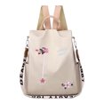 thumbnail image 1 of Bolso de hombro de nylon impermeable para niñas Sunnimix Paquete de hombro transparente informal - beige, 1 of 7