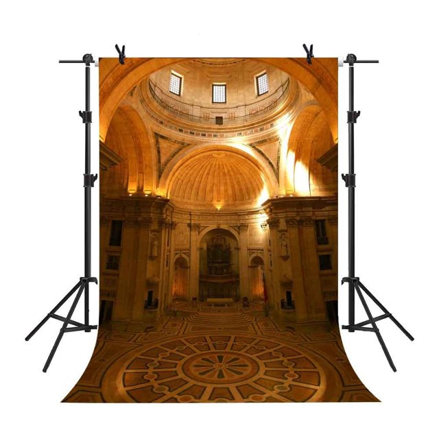 ABPHQTO Fondo de la Iglesia de Cristo del Panteón Nacional de 150x220cm, Fondo del Castillo de la religión del Museo Dorado, sesión de fotos y vídeos