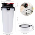 thumbnail image 5 of Botella de agua portátil y recipiente para alimentos 2 en 1 con 2 cuencos plegables para perros, gatos, cachorros, dispensador de agua para viajes en coche, tamaño grande, sin BPA, 5 of 5