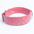 thumbnail image 2 of Collier pour Chien en Cuir ATHENS à Multiples Rangées avec Strass, 2 of 4