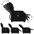 thumbnail image 3 of vidaXL Massage Recliner Chair Black Fabric, 3 of 5