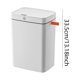 thumbnail image 4 of Papelera Automática Bsvklp con Tapa Cubo Basura Blanco 18L, 4 of 9