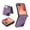 Purple, variant on ELEHOLD Luxury Leather Case for Samsung Galaxy Z Flip 7,with Card Slot Slim Ligthweight Shockproof Purse Phone Case for Galaxy Z Flip 7,Black