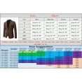 thumbnail image 2 of Vedolay Men's Blazers Office Men Business Solid Blazer Coats 2023 Khaki,4XL, 2 of 3