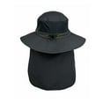 thumbnail image 3 of Orolay Unisex Outdoor Hats Wide Brim Sun Hat with Neck Flap Cover UPF 50+,Darkgrey, 3 of 5