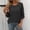 Grey, variant on Women's New Crew Neck Strip Brushed Solid Color Top Long Sleeve Button Pullover Sweater Mens Heavy Pullover Wool Pullover Men 3/4 Sleeve Sweaters for Women Quarter Zip Womens Cute Sweaters Long