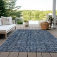 thumbnail image 6 of Addison Rugs Chantille Indoor/Outdoor Transitional Damask Blue Washable Rectangle Rug, 10' x 14', 6 of 6
