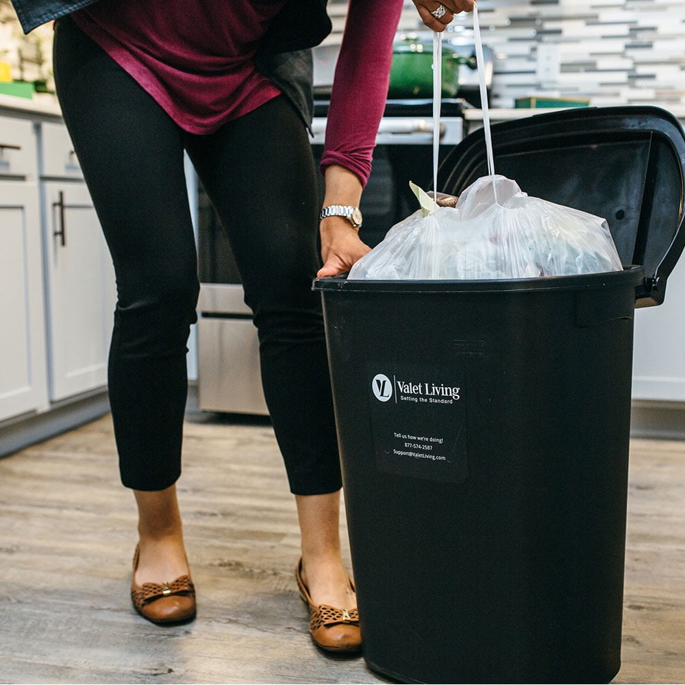 Ox Plastics Clear Can Liners Trash Bags - Large Transparent, Heavy-duty Recycling Garbage Bags - Perfect for Commercial Use for Anywhere - 55 Gallon & 1.5mil Thick Clear (50 Bags)
