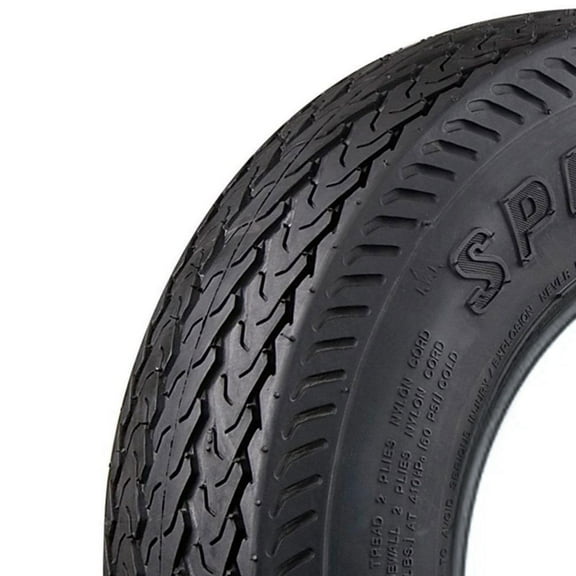 Carlisle Sport Trail Bias Trailer Assembly 5-Lug White 4.80-8 LRB