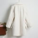 thumbnail image 3 of Puntoco abrigo de mujer moda mujer sólido medio cuello vuelto cálido abrigo de felpa liquidación de Navidad Puntoco Puntoco-2806, 3 of 4