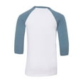 thumbnail image 3 of Bella + Canvas Youth Three-Quarter Sleeve Baseball Tee, 3 of 3