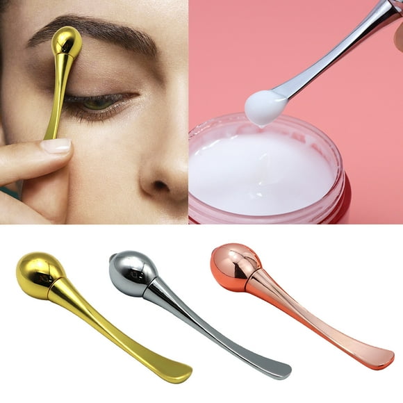 Cagogo under $5 3Pcs Eye Massage Roller, Zinc Alloy Eye Cream Massage Roller, Anti-Wrinkle Eye Massage Stick, Facial Mask Application Spoon, Cosmetic Tool Massage Roller, Eye Fatigue Relief Massager