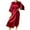 Red, variant on ZZwxWA Women's Satin Robes Long Sleeve Silk Robes Long Kimono Sexy Bride Bathrobes Loungewear with Belt