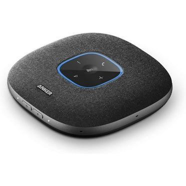 Anker PowerConf S3 Bluetooth Speakerphone with 6 Mics, Enhanced Voice Pickup, Renew, Black