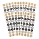 thumbnail image 1 of unbranded 216Ud Birthday Sticker De Cumpleaños Dorado Para Empaques Y De Eventos, 1 of 6