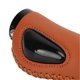 thumbnail image 2 of Artificial Leather Bicycle Grips Liquid Silicone Palm Pad Shock Absorption Handlebar Cover for Bike Accessories Brown, 2 of 4