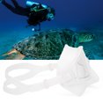 thumbnail image 4 of Snorkeling Goggles, Prevent Fog Silicone Broad Vision Diving Equipment  For Swimming White, 4 of 8